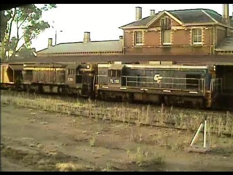 Stawell Station Cam El zorro Sands train T and TL 14th to 20th April 2013