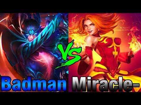 Badman PA + Omni = EZ Life vs Miracle- Lina = Dota 2