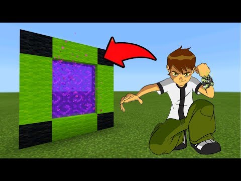 SmoothMarky - Minecraft Pe How To Make a Portal To The Ben 10 Dimension - Mcpe Portal To The Ben 10!!!