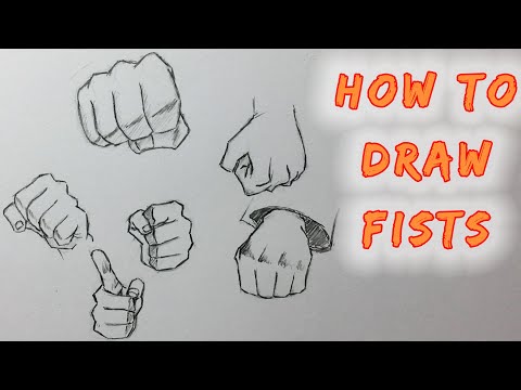 EASY WAY to draw Manga Fists - Step by Step Tutorial