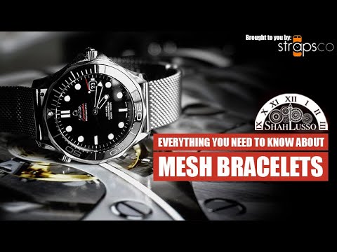 Everything you need to know about Milanese Mesh Bracelets | Omega Seamaster 300M Diver | StrapsCo