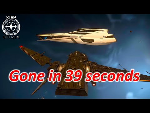 3.17.4 Corsair time-to-kill vs various ships - gone in 39 seconds