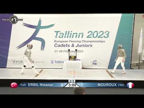 European Championships 2023 JWS - GOLD - Erbil Nisanur TUR v Mathilde Mouroux FRA