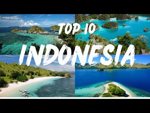TOP10 Best Places to Visit in Indonesia 2024  Travel Video