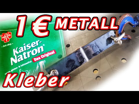 Hausmittel besser als Profi-Kleber? 1€ Metall KLEBER Test