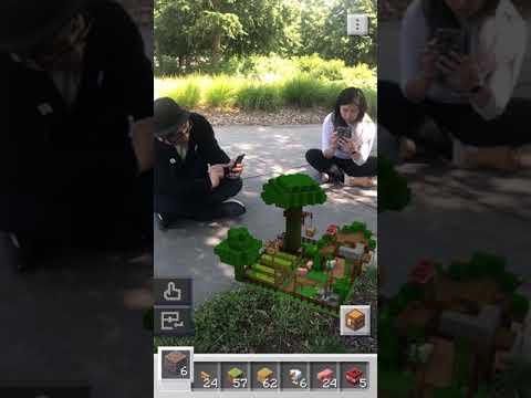 Impress Watch - "Minecraft Earth" AR part demonstration - GAME Watch