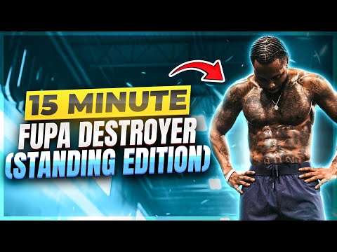 15-Minute Standing FUPA Burn | No Equipment, Low Impact!