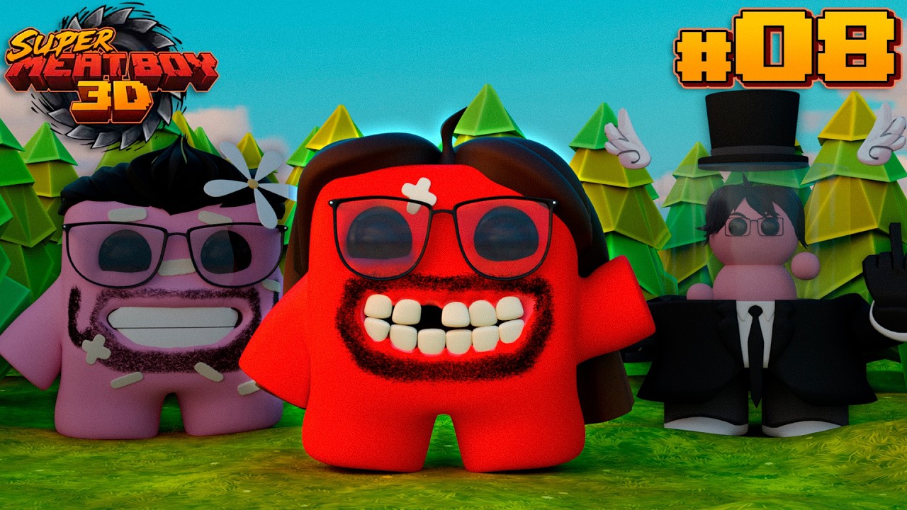 papo desnecessário (hawk perdeu a linha) 😨 - Super Meat Boy 3D #8
