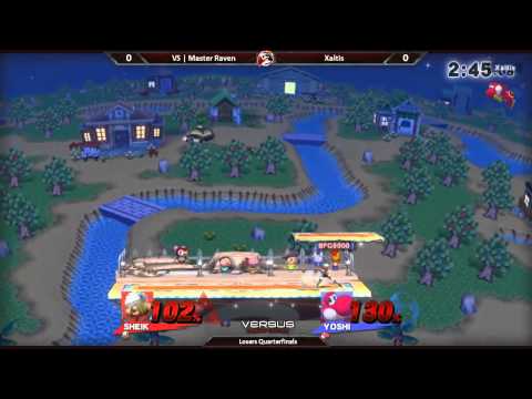 Smash 4 Versus Weekly 8/13/15 - Losers Qtrs - Master Raven (Sheik) vs Xaltis (Yoshi)