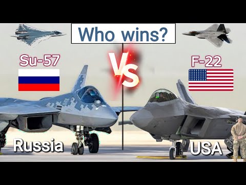 Su-57 vs F-22 Raptor: Stealth Fighter jets full Comparison – Speed, Range, Engine, and More!