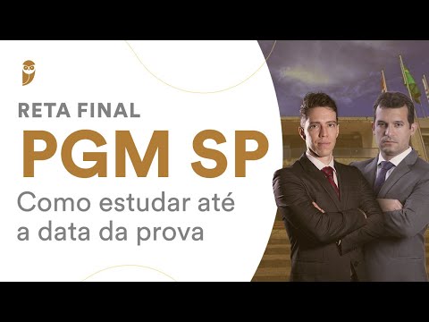 Reta Final PGM SP - Como estudar até a data da prova