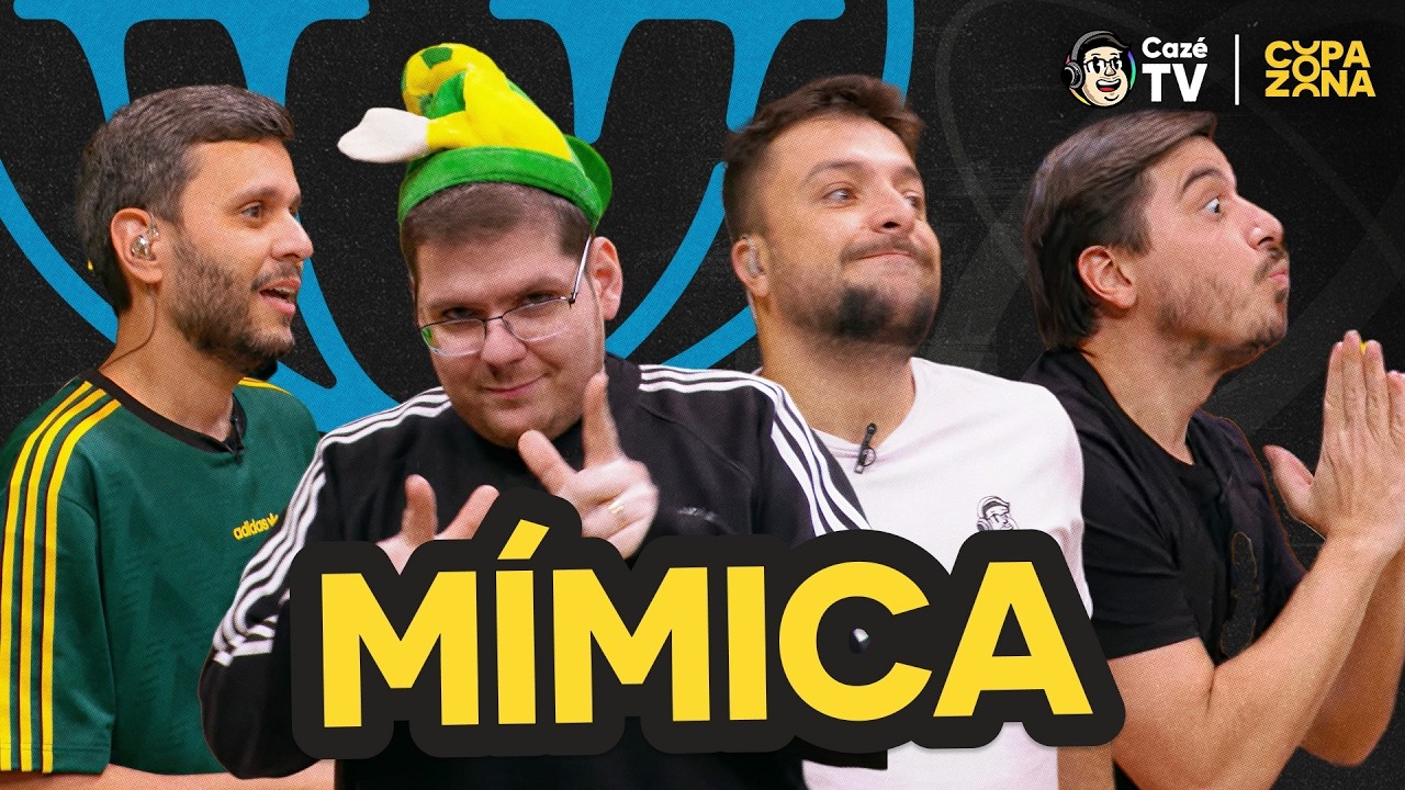 DESAFIO DA MÍMICA! CAZÉ E LUISINHO X DONAN E IGOR NA TÉMATICA DE COPA! | COPAZONA