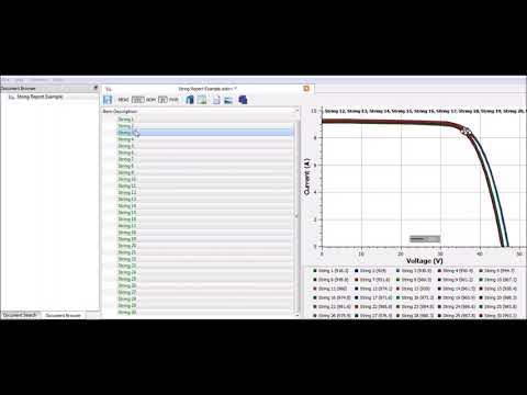 Getting Started With Seaward SolarCert - I-V Curve Reports