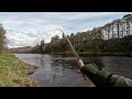 Salmon fishing at Murthly on the River Tay, 21st March 2024