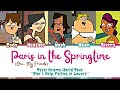 Total Drama World Tour Paris In The Springtime Oui My Friends Lyrics Color Coded