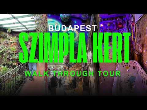 🎨 Szimpla Kert Walk-Through | Budapest’s Original Ruin Bar by Day 🇭🇺