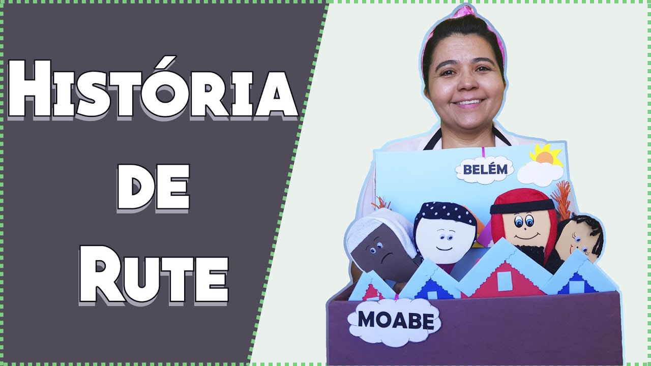 Rute e Noemi - História bíblica infantil.