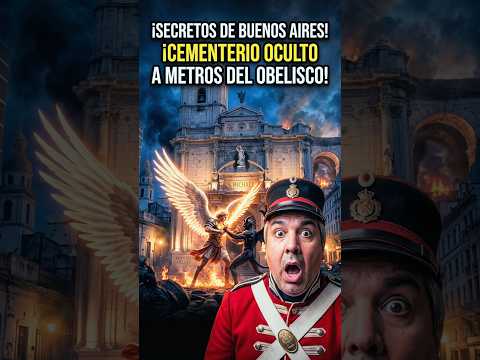 CEMENTERIO OCULTO a metros del OBELISCO 😱⚰️ (El secreto de Suipacha)