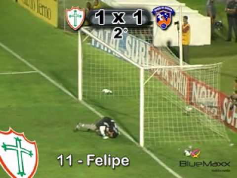 Brasileirao 2009 Portuguesa X Duque de Caxias Primeiro Gol da Portuguesa