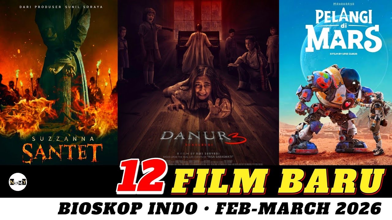 12 Film Indonesia Terbaru Februari–Maret 2026 | Paling Ditunggu Tayang di Bioskop