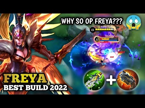 SO OP FREYA HYPER CARRY!! BEST BUILD TOP 1 GLOBAL FREYA 2022 - Mobile Legends