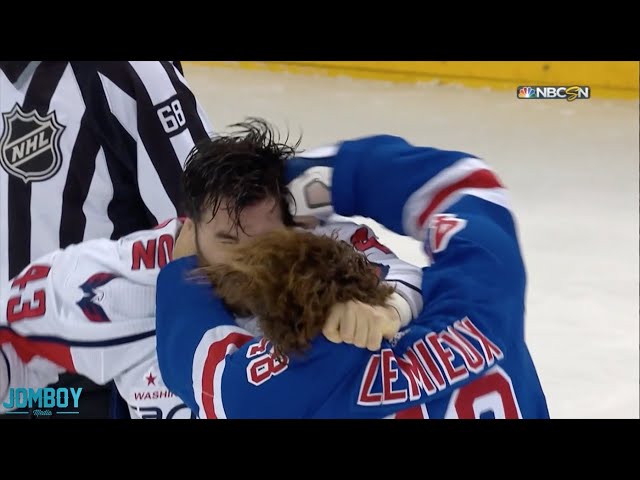 Tom Wilson and Brendan Lemieux drop the gloves, a breakdown
