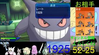 [Pokemon USUM]今日もレートに潜っていくっ！ Rate1909~ [ポケモンシングルバトル]