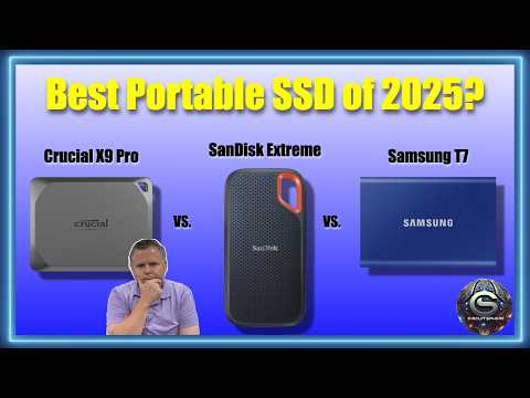 Crucial X9 Pro vs. SanDisk Extreme vs. Samsung T7 | Beste tragbare SSD des Jahres 2025?