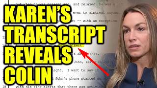 🚨 Karen Read Transcript Reveals Colin Albert's Beef With John O'Keefe in Detail