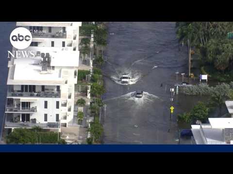 King tides swamp homes with seawater in South Florida and California coasts