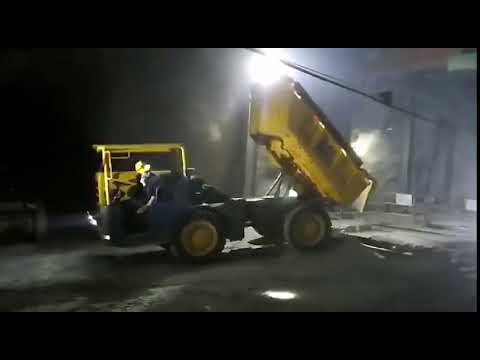 2 16 ton capacity underground dumper truck