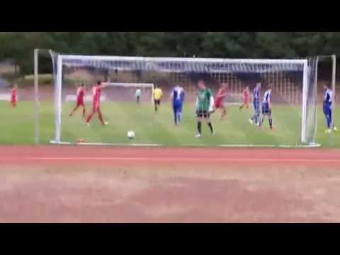 TSV Reichenbach - VfR Mannheim / Das 0:1 durch Joseph Olumide