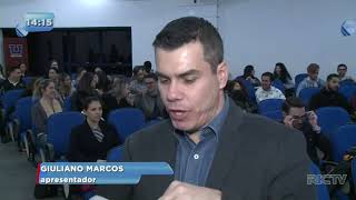 RICTV e alunos debatem tv aberta e jornalismo local RICTV e alunos debatem tv aberta e jornalismo local