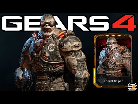 Gears of War 4 - "Locust Sniper" Character Multiplayer Gameplay!