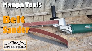 Bandschleifer für Winkelschleifer | Manpa Tools Belt Sander | Test Erfahrung und Vorstellung