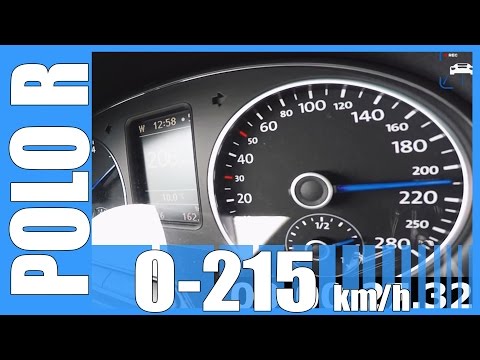 VW Polo R WRC Acceleration 220 HP 0-215 km/h FAST! Beschleunigung