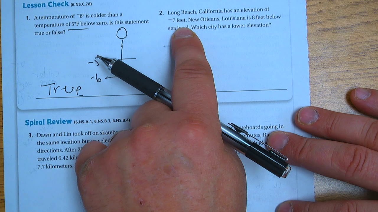 Ch 3 Lesson 6 Page 175-176 Homework Video