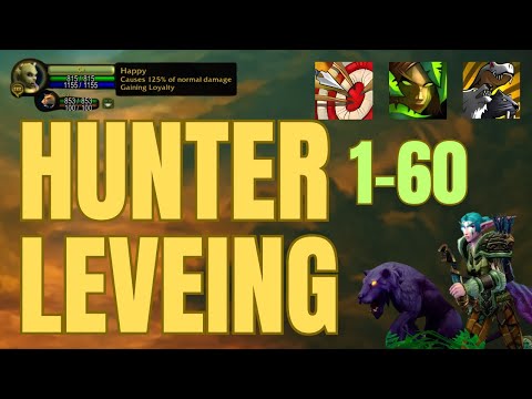 WoW Classic Hunter Leveling Guide 1-60 | Beast Mastery, Marksmanship & Survival