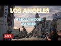 Hollywood Walk Hollywood Blvd Side Streets Los Angeles Live Ca