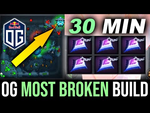 MOST BROKEN BUILD in Dota History by OG — FULL MAP Zip-Zap