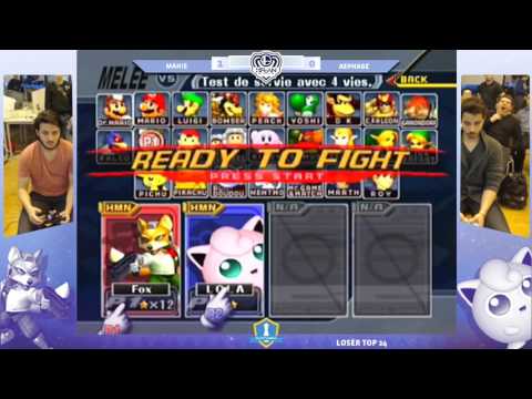 HFLAN 2017 - Aephage (Jigglypuff) vs. Mahie (Fox) - Losers Top 24 - Melee Singles
