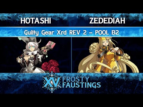 Frosty Faustings XV 2023 Pool B2 - Hotashi (Elphelt) vs Zedediah (Millia) - Guilty Gear Xrd REV 2
