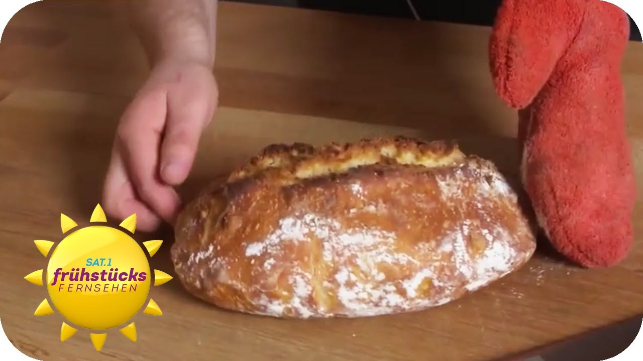 Das einfachste Brot der Welt Krustenbrot wie vom Bäcker gelingsicher ...