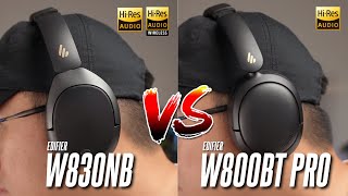 Welke Hi-Res ANC-koptelefoon moet ik kopen? Edifier W830NB vs Edifier W800BT Pro!