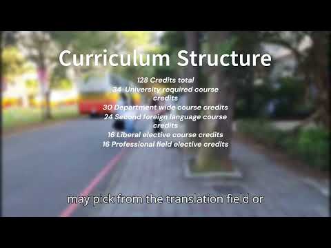 Introduction to The Department of Applied Linguistics and Language Studies  in CYCU