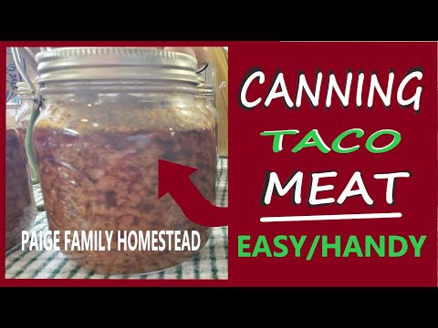Pressure Canning Taco Meat Recipe For The Pantry