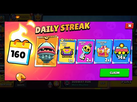 🤩💎LUCKY DAY EVERYDAY!! LEGENDARY REWARDS!! BRAWL STARS NEW UPDATE!!💎🤩
