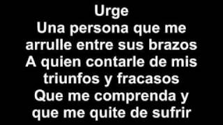 Vicente Fernández - Urge (con la letra)