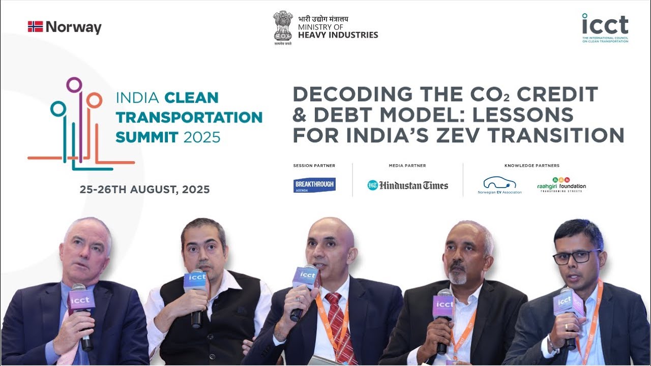 Decoding the CO₂ Credit & Debt Model: Lessons for India’s ZEV Transition | ICTS 2025
