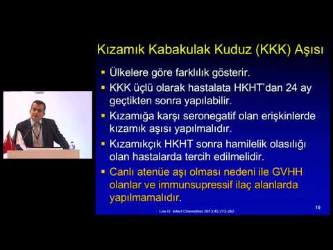 25 hematoloji hastalari (Erişkin Bağışıklama Akademisi)